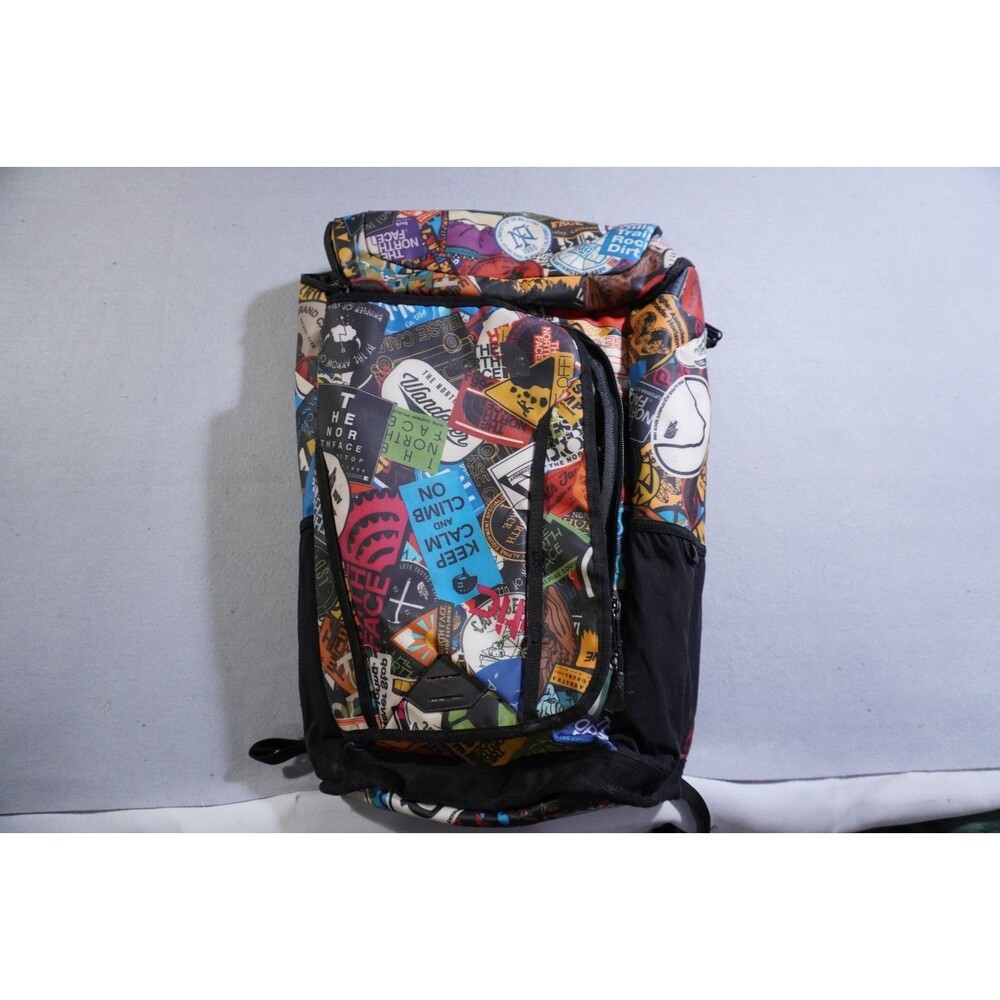 The North Face Kaban Transit Backpack Multicolor Sticker Bomb Print FlexVent